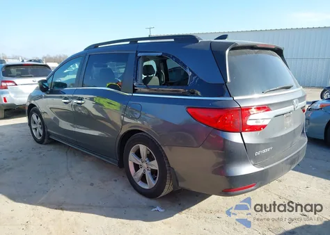 2018 Honda Odyssey Ex-L из США, поврежденный, VIN 5FNRL6H78JB108260